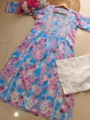 Nyra Style Gown - Chikankari official