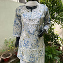 Office & College Wear Mul Short Tops - Chikankari official