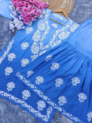 Ombre Dyed Gharara Sets - Chikankari official