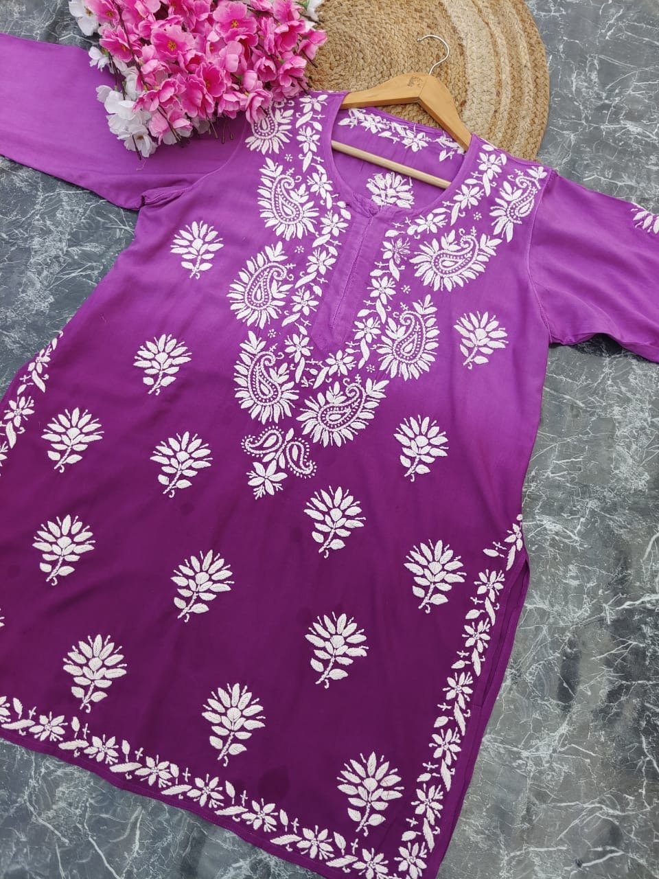 Ombre Dyed Gharara Sets - Chikankari official