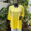 Ombre Rayon Short Top - Trendy Style - Chikankari official