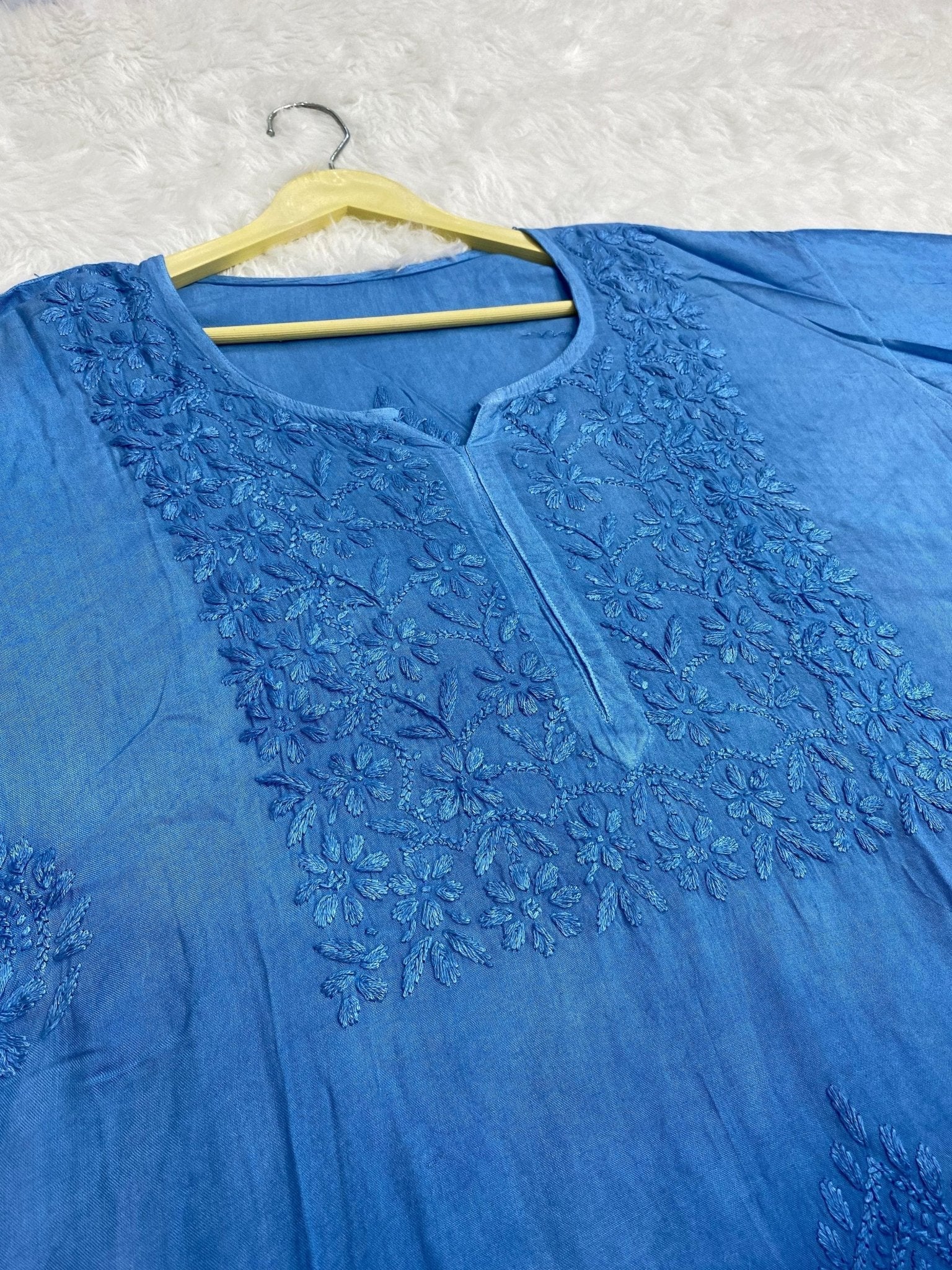 Ombre Shades plus size Tops - Chikankari official