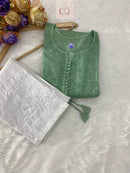 Original Chanderi Short Top - Chikankari official