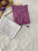 Original Chanderi Short Top - Chikankari official