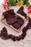 P8 Maroon Flat Lay