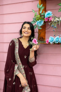 Party Wear Heavy embroidered Set - Chikankari official
