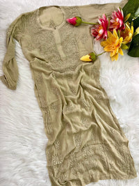 Perfect Fit viscose Chikankari - Chikankari official