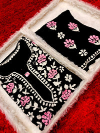Phool Heavy 3d 2pc set flowered Chikankari - Chikankari official
