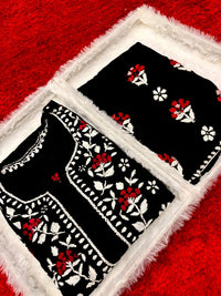 Phool Heavy 3d 2pc set flowered Chikankari - Chikankari official