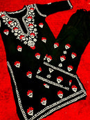 Phool Heavy 3d 2pc set flowered Chikankari - Chikankari official