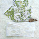 PIPING BUTTONS KURTI HAVING KANGOOREY ON DAAMAN & SLEEVES Mayuri Special - Chikankari official