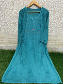 Plus Size Heavy embroidered Kurtas - Chikankari official
