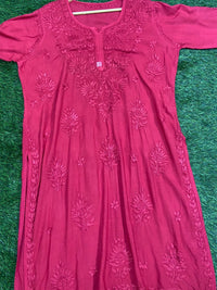Plus Size Heavy embroidered Kurtas - Chikankari official