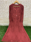 Plus Size Heavy embroidered Kurtas - Chikankari official