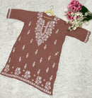 Plus Size Modal soft & Comfy Kurta - Chikankari official