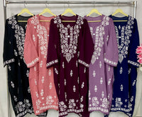 Plus Size Modal soft & Comfy Kurta - Chikankari official