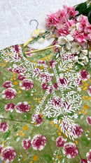 Plus Size Mul Comfort Kurta - Chikankari official