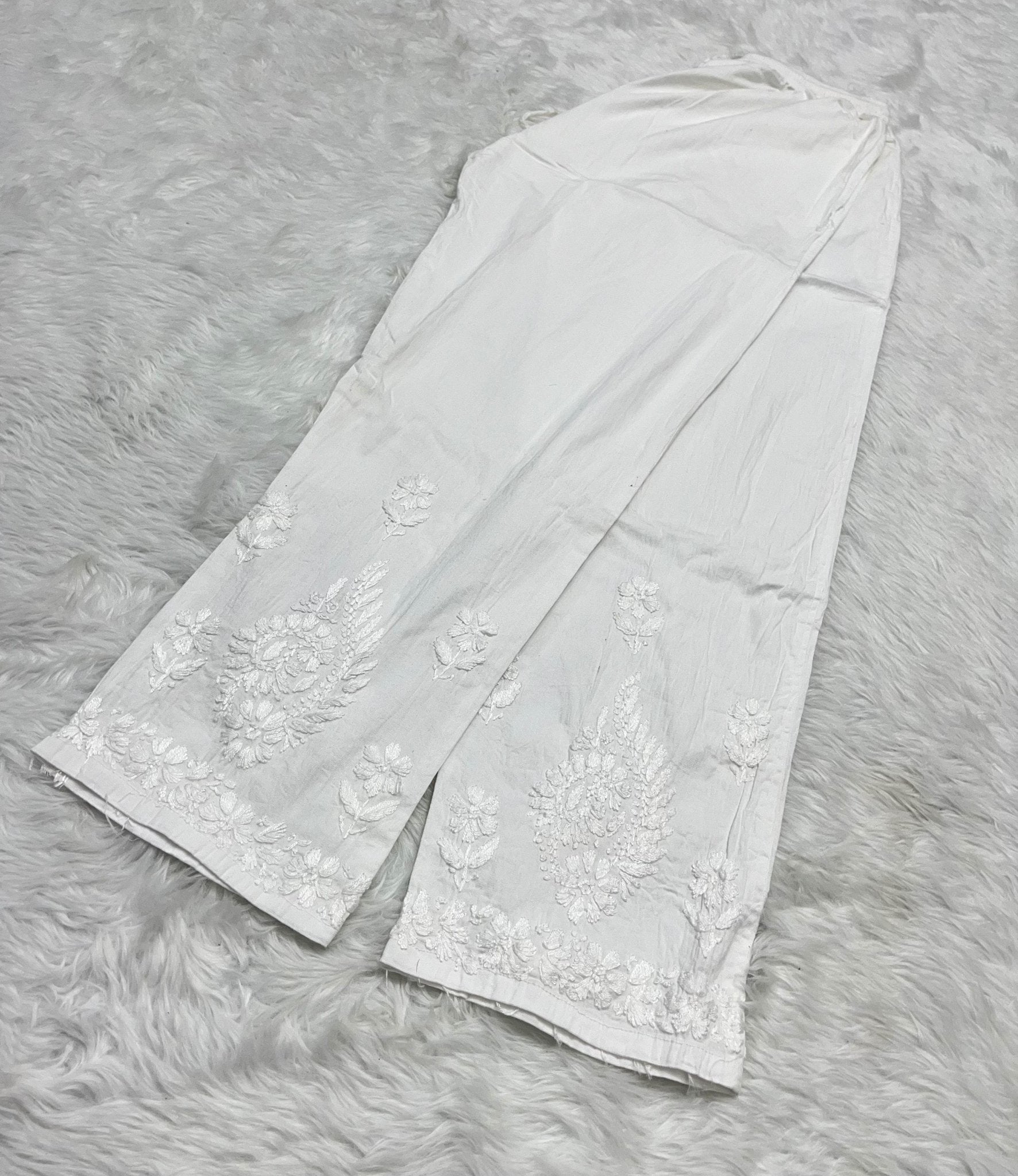Plus Size Pant - Waist Strechable Upto 70inch - Chikankari official