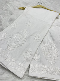 Plus Size Pant - Waist Strechable Upto 70inch - Chikankari official