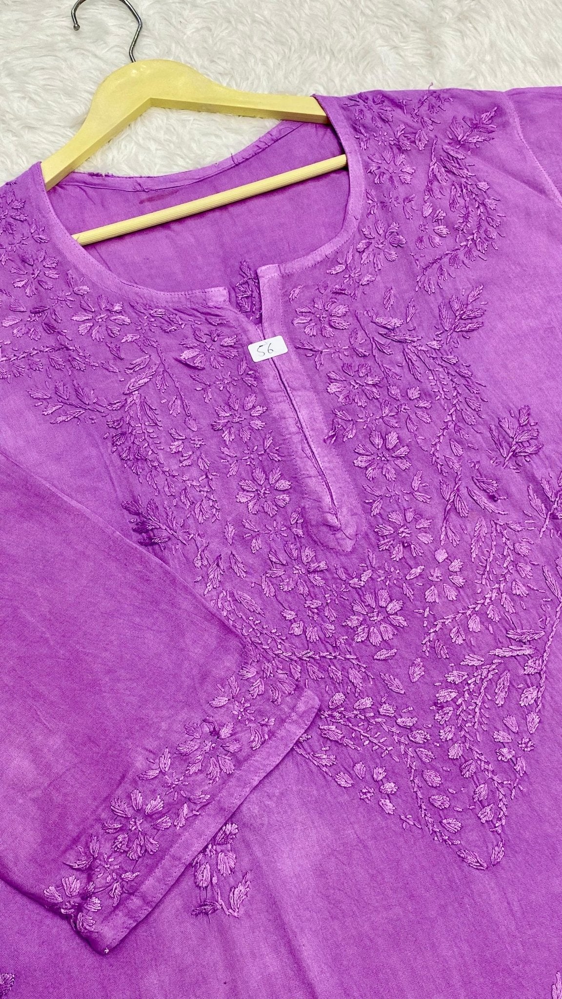 Plus Size Soft Rayon Kurtis - Chikankari official