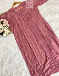 Premium Angrakha Buttersoft edition - Chikankari official