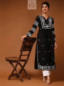 premium beautiful modal bangle work kurti - Chikankari official
