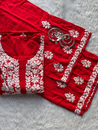 premium beautiful modal set - Chikankari official