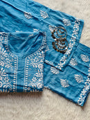 premium beautiful modal set - Chikankari official
