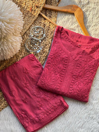 Premium Boota Modal Set - Chikankari official