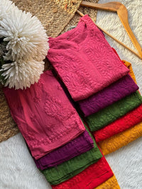 Premium Boota Modal Set - Chikankari official