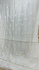 PREMIUM CHANDERI SAREE - Chikankari official