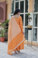 Premium Digital Print Kurti With Pant & Dupatta set - Chikankari official
