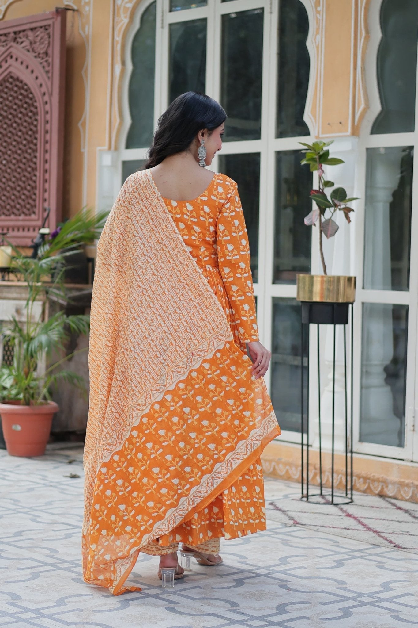Premium Digital Print Kurti With Pant & Dupatta set - Chikankari official