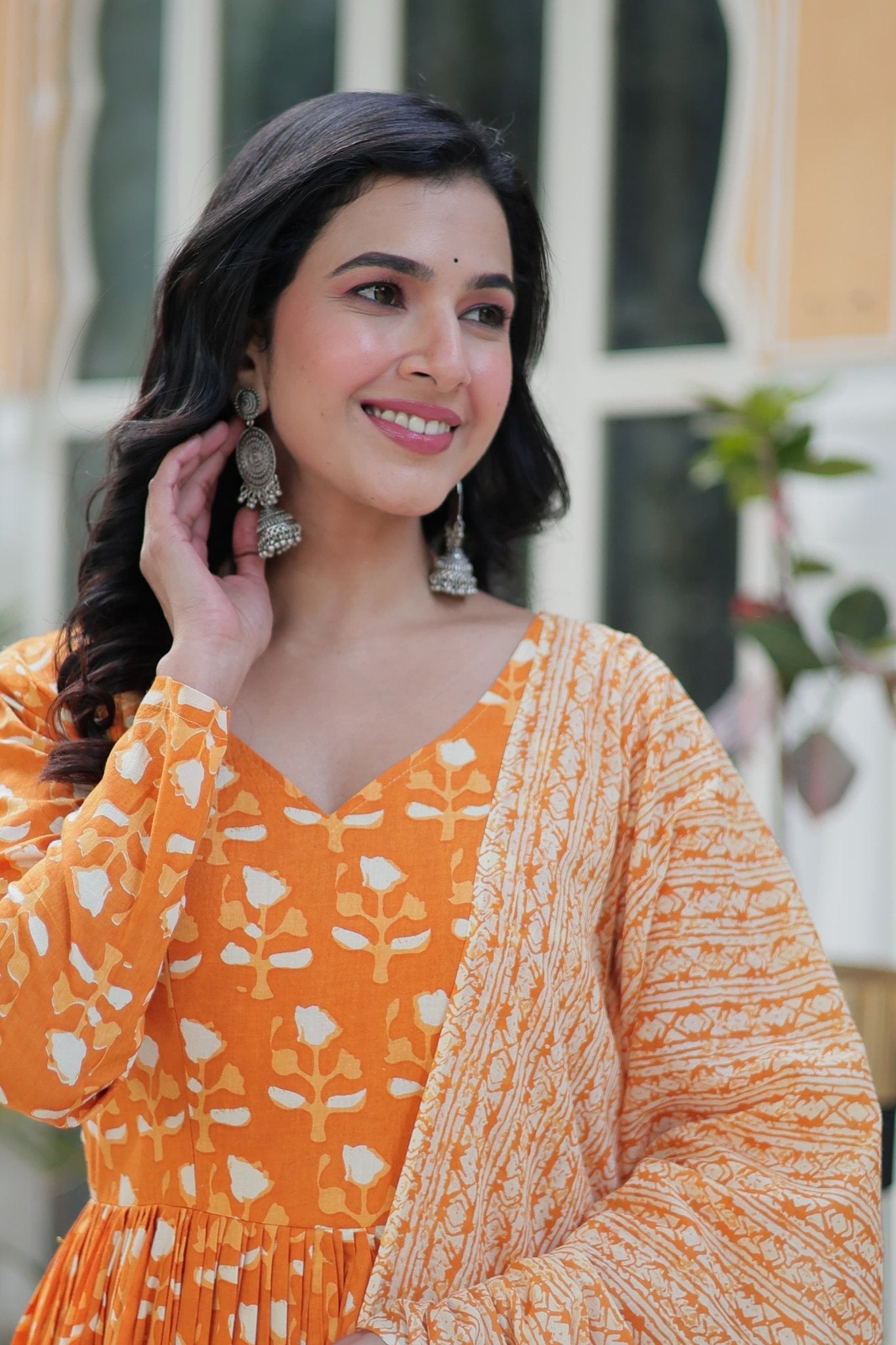 Premium Digital Print Kurti With Pant & Dupatta set - Chikankari official