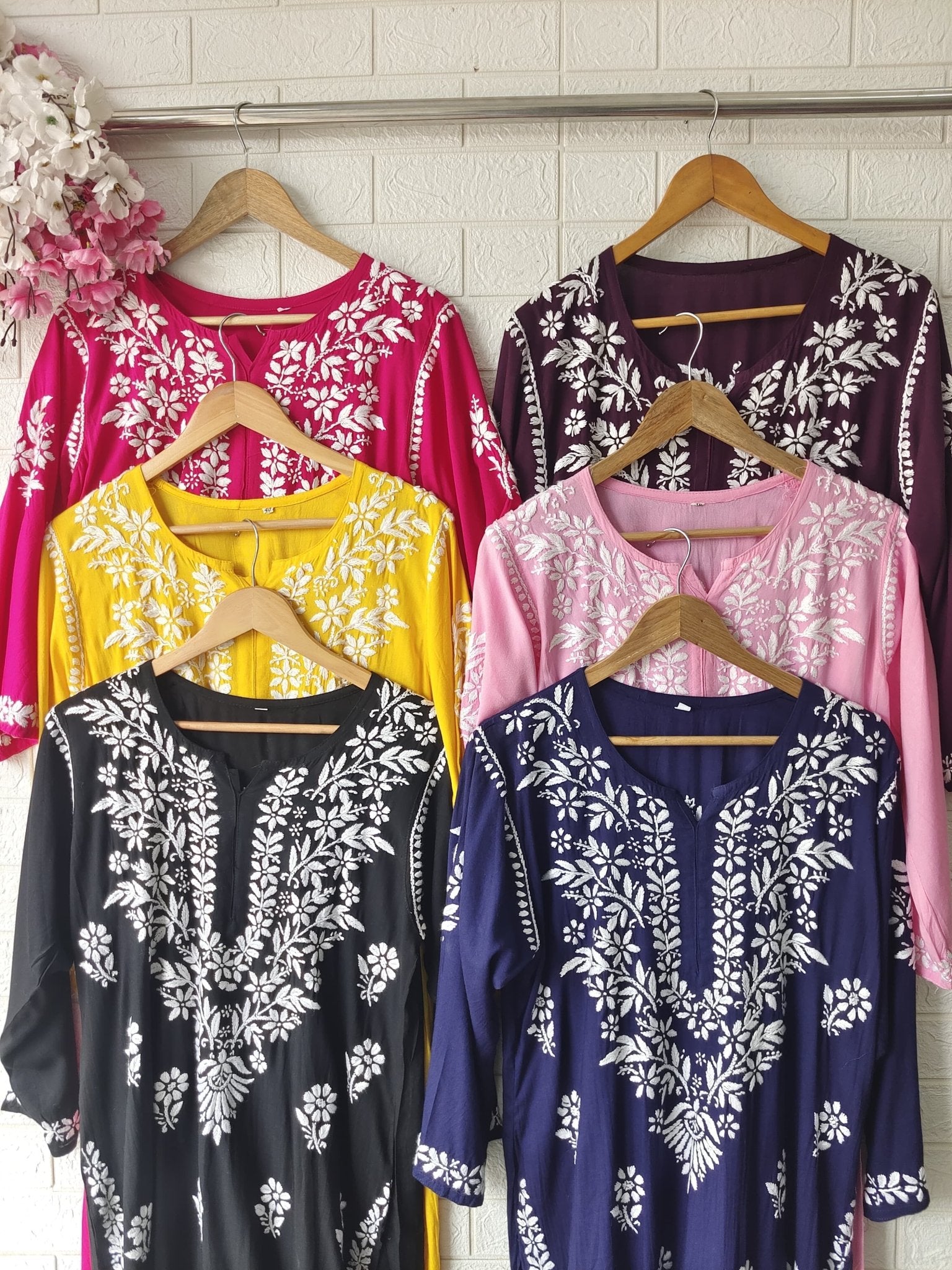 Premium fine chikankari work sets - Chikankari official