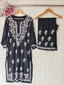 Premium fine chikankari work sets - Chikankari official