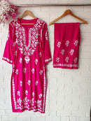 Premium fine chikankari work sets - Chikankari official