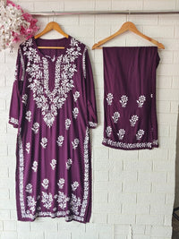 Premium fine chikankari work sets - Chikankari official