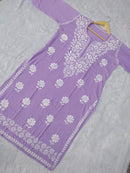 Premium heavy Work Modal kurti - Chikankari official