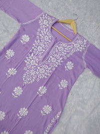 Premium heavy Work Modal kurti - Chikankari official