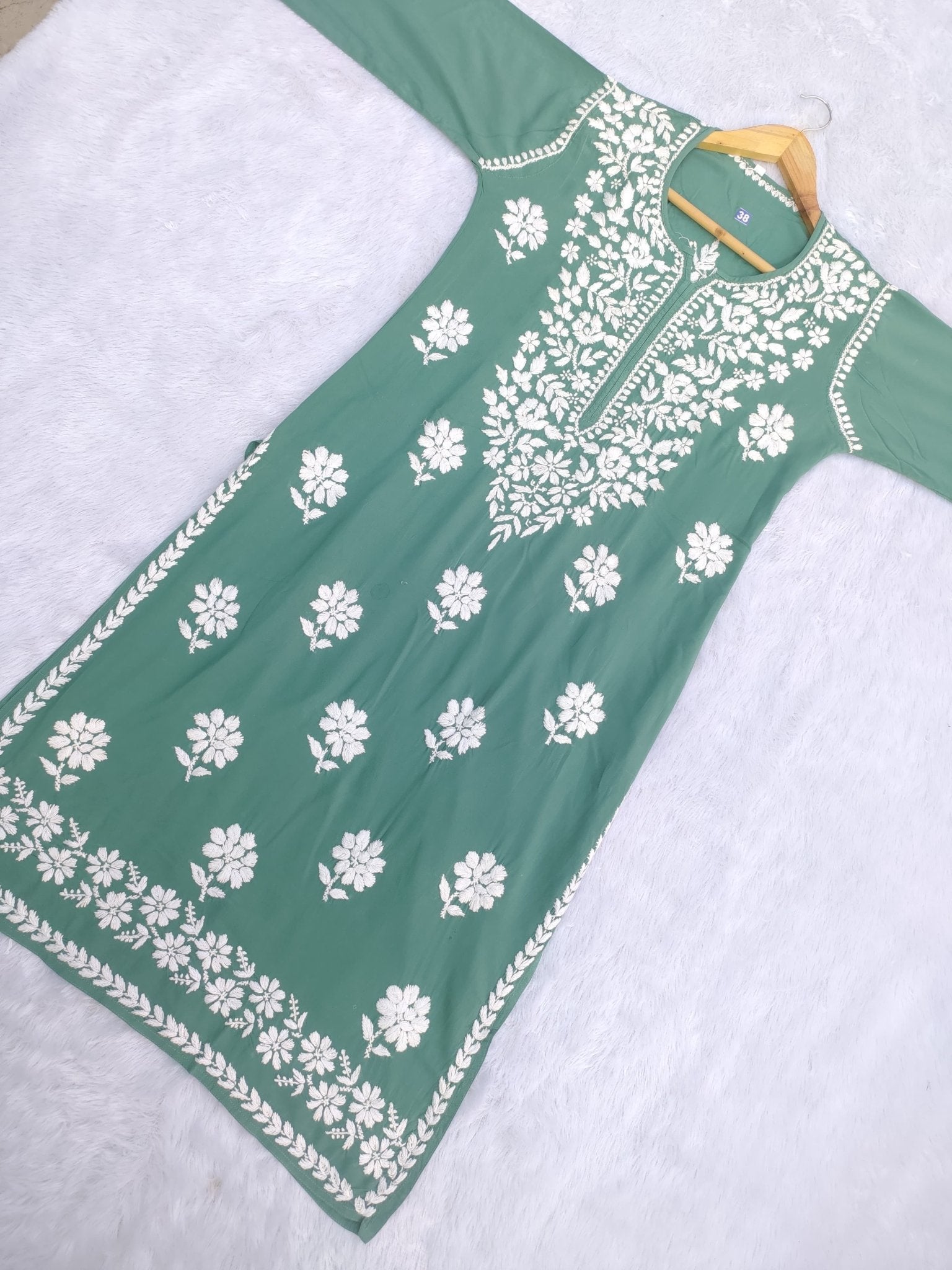 Premium heavy Work Modal kurti - Chikankari official