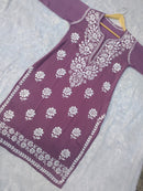 Premium heavy Work Modal kurti - Chikankari official