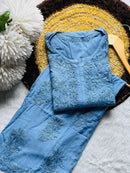 Premium Modal Cotton Beautiful Set - Chikankari official