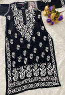 Premium Modal Cotton Heavy Work - Chikankari official