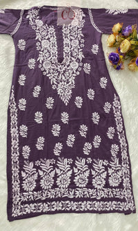 Premium Modal Cotton Heavy Work - Chikankari official