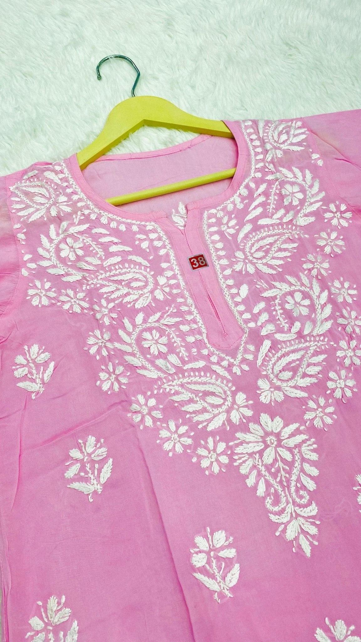 Premium Modal Cotton Short tops - Chikankari official