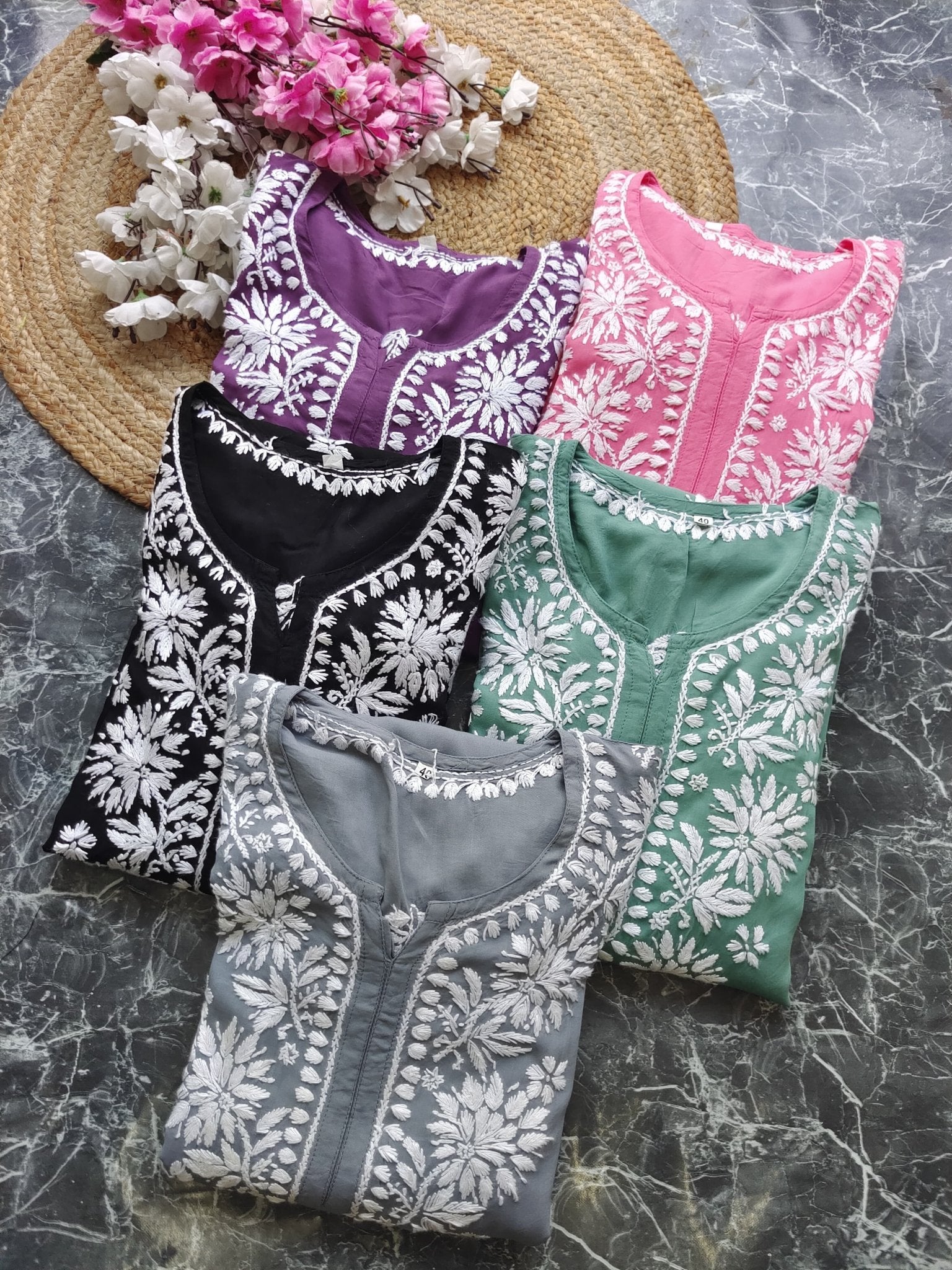 Premium Modal Crafted Chikankari set - Chikankari official