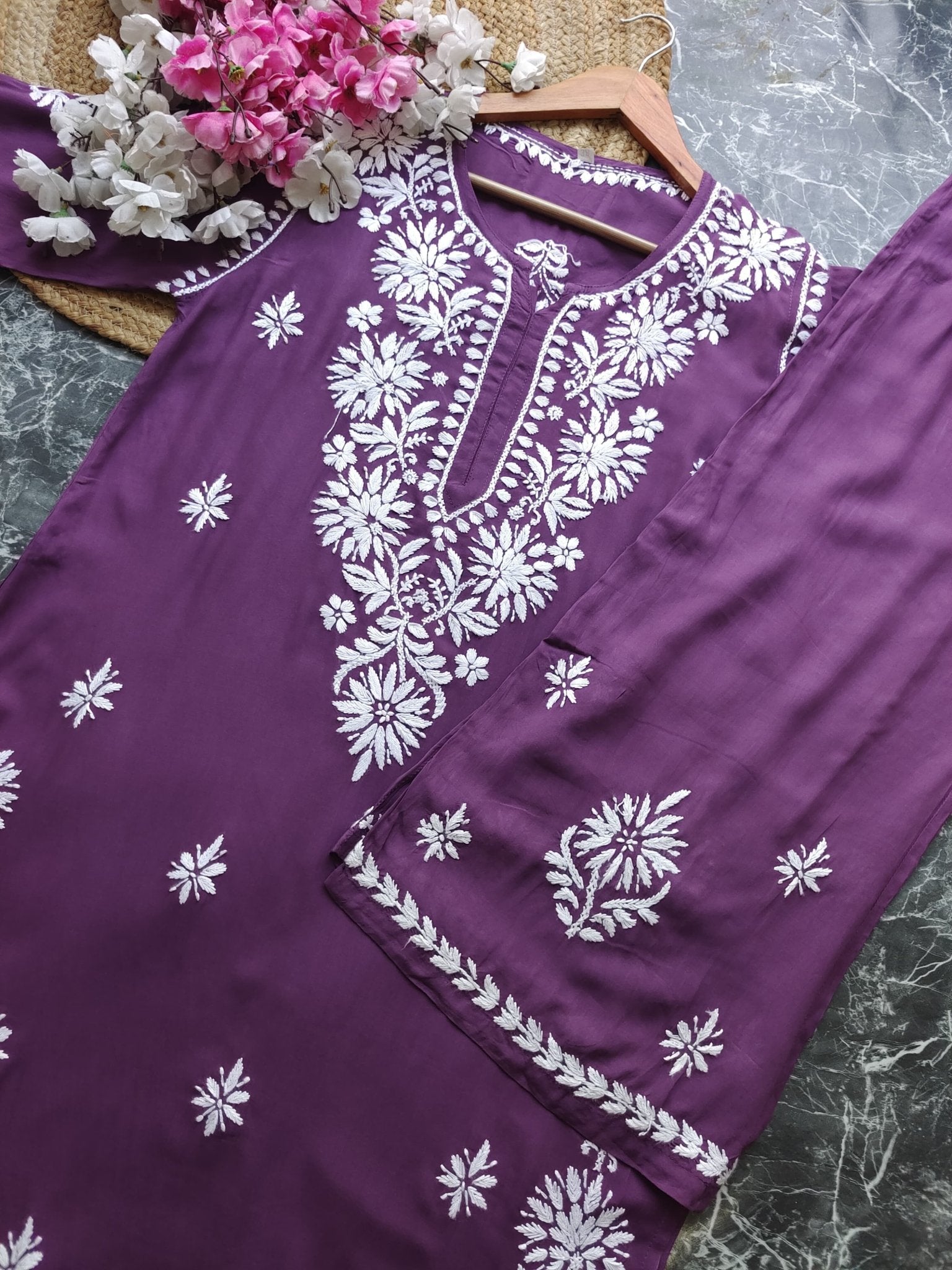 Premium Modal Crafted Chikankari set - Chikankari official