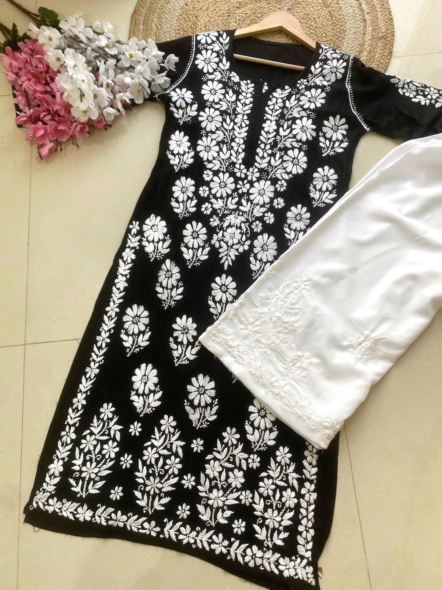 Premium modal Heavy Embroidery kurta