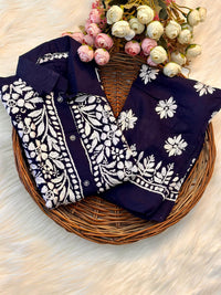 Premium Modal Shirt And Pant - Chikankari official
